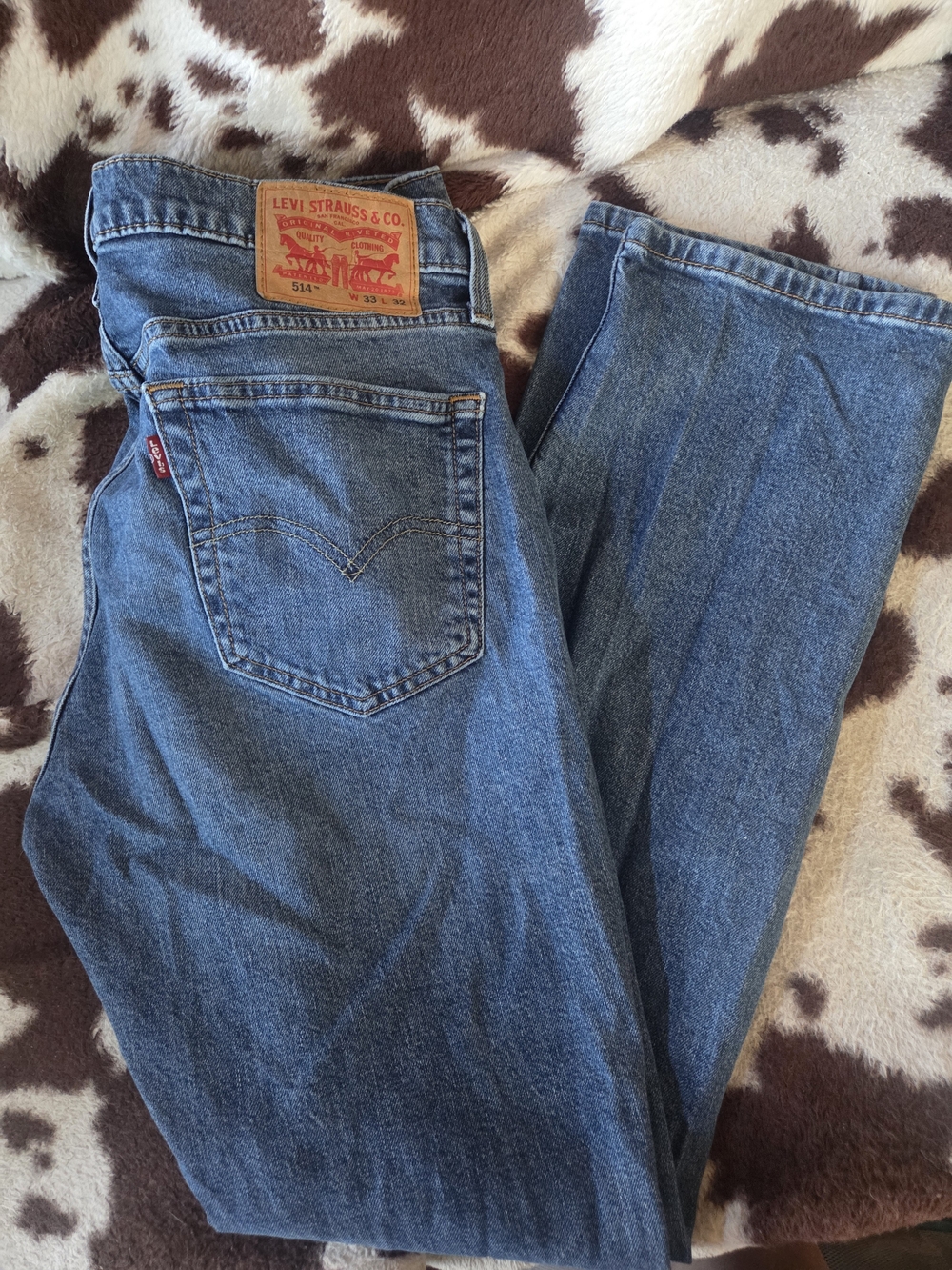 Levi's Blue men's 514 Straight Jeans